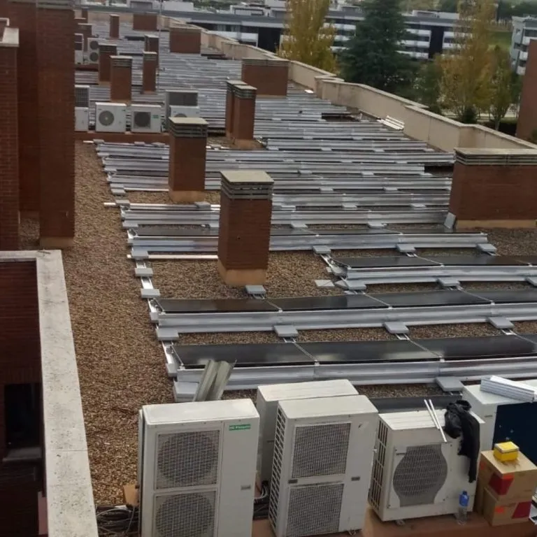 Instalación solar de Megksolar en una comunidad de propietarios de Pozuelo de Alarcón